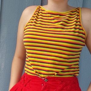 Rainbow tank top